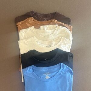 Six  Men's Short Sleeve T-Shirt Set - Salty Crew, Brixton, OBEY and POLO